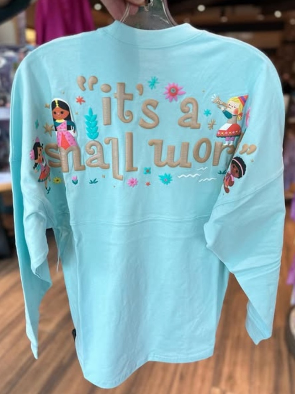 Disney It's A Small World Spirit Jersey XS New